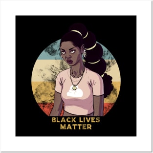 BLM retro style 2020 Posters and Art